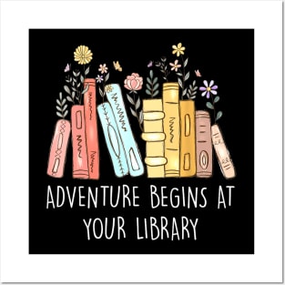 Adventure Begins At Your Library Summer Reading 2024 Books Posters and Art